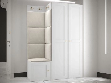 Garderobenset mit Schuhschrank Terospito XXIII
