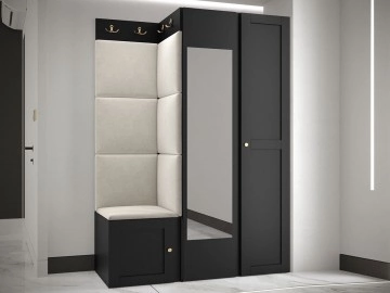 Garderobenschrank mit Sitzbank Terospito XXIV