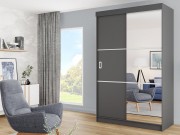 Schwebetürenschrank mit Spiegel Iceland 138 IIIL