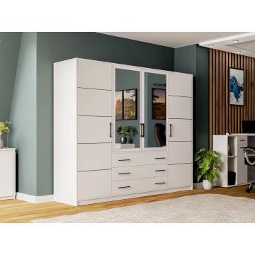 Kleiderschrank Lily 240 mit Spiegel