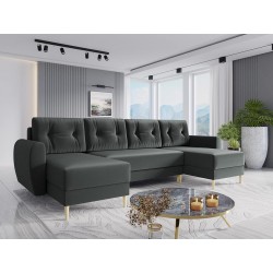 Wohnlandschaft Kukle U mit Schlaffunktion und Bettkasten