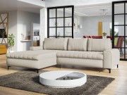Ecksofa Novnia mit Bettkasten und Schlaffunktion