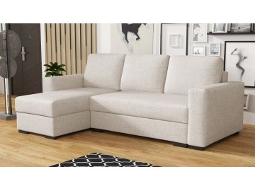 Ecksofa Zawil mit zwei Bettkästen und Schlaffunktion
