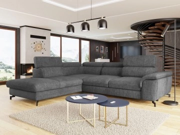 Ecksofa Kedins mit Bettkasten und Schlaffunktion