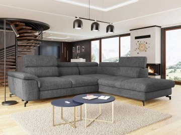 Ecksofa Kedins mit Bettkasten und Schlaffunktion