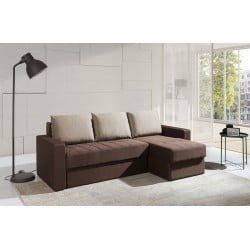 Miniaturbild von Ecksofa Mins mit zwei Bettkästen und Schlaffunktion