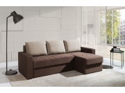 Ecksofa Mins mit zwei Bettkästen und Schlaffunktion