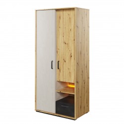 Kleiderschrank 2D1S Qubic QB03