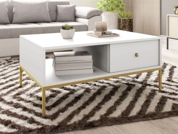 Couchtisch mit stauraum Tonkor Gold TL104
