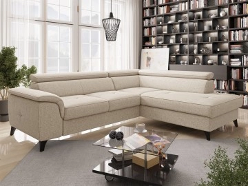 Ecksofa Enatena mit Bettkasten und Schlaffunktion