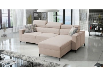 Ecksofa Ladneo I Mini mit Bettkasten und Schlaffunktion