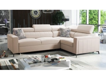 Ecksofa Ladneo II mit Bettkasten und Schlaffunktion