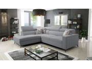 Ecksofa Ladneo III Mini mit Bettkasten und Schlaffunktion