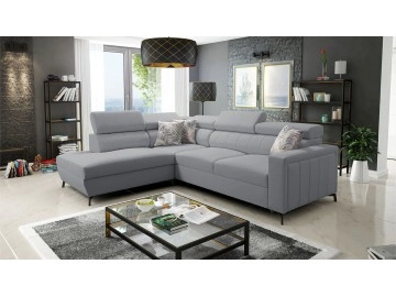 Ecksofa Ladneo III Mini mit Bettkasten und Schlaffunktion