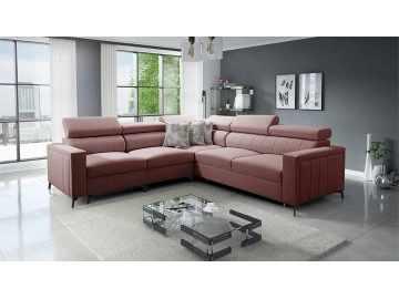 Ecksofa Ladneo IV mit zwei Bettkästen und Schlaffunktion