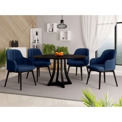 Miniaturbild von Essgruppe 05: Tisch Dagerto FI 120 + Stühle Frigene 105 (5-teilig)