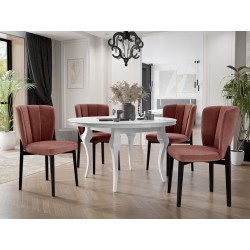 Miniaturbild von Essgruppe 08: Tisch Julia FI 120 + Stühle Martiresto (5-teilig)
