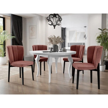 Essgruppe 08: Tisch Julia FI 120 + Stühle Frigene 11 (5-teilig)