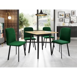 Miniaturbild von Essgruppe: Tisch Renkiz S 85/85 + Stühle Lekoz (5-teilig)