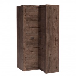 Miniaturbild von Eckkleiderschrank mit vielen Fächern Nadia N14 K