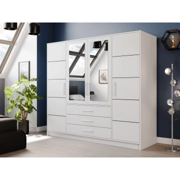 Kleiderschrank 4-türig Lily D4