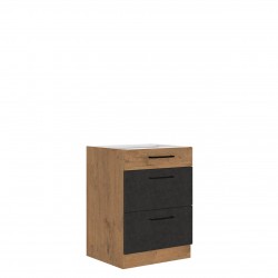 Unterschrank Woodline 60 D 3S BB