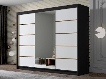 Kleiderschrank mit Spiegel Gamirut VI