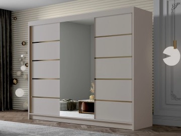 Kleiderschrank mit Spiegel Gamirut VI