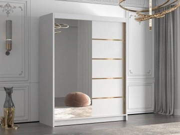 Kleiderschrank mit Spiegel Hazren III