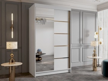 Kleiderschrank mit Spiegel Menny III