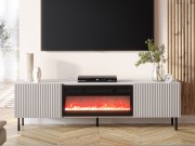TV-Lowboard Lasiewa 2D 181 mit Kamin