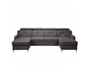Ecksofa Oreloni U mit zwei Bettkästen und Schlaffunktion