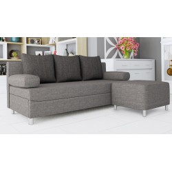 Schlafsofa Don Mit Polsterhocker