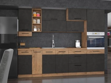 Küchenzeile Woodline III