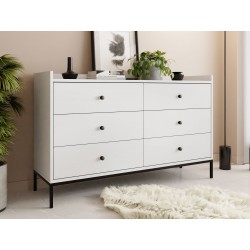 Kommode Tuzzirt 6SZ mit 6 Schubladen