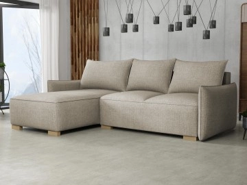 Ecksofa Gyrfit L mit Bettkasten und Schlaffunktion