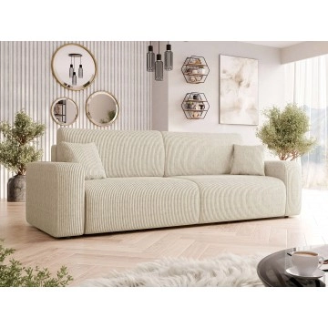 Sofa Easton Cord mit zwei Bettkästen und Schlaffunktion