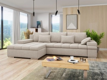 Ecksofa Kanton mit Bettkasten und Schlaffunktion Premium
