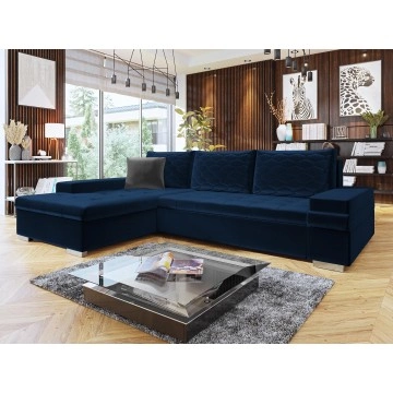 Ecksofa Kanton Mini mit Bettkasten und Schlaffunktion Premium