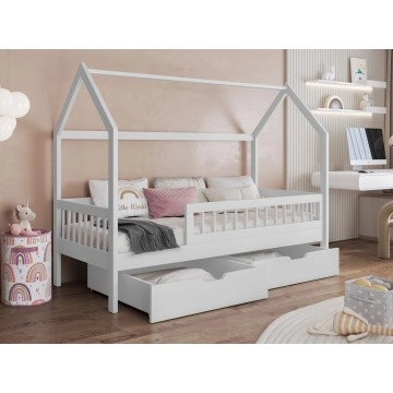 Kinderbett Haus Potiko 90