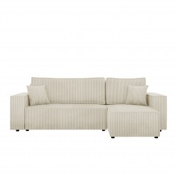 Miniaturbild von Ecksofa Kasjusz Cord mit Bettkasten und Schlaffunktion