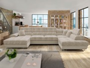 Wohnlandschaft Alvin Bis mit Schlaffunktion und Bettkasten Premium