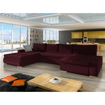 Wohnlandschaft Caro mit Bettkasten und Schlaffunktion Premium