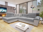 Ecksofa Alvin mit Schlaffunktion und Bettkasten Premium