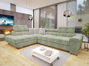 Ecksofa Alvin mit Schlaffunktion und Bettkasten Premium