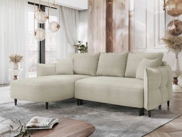Ecksofa Evardo mit Bettkasten und Schlaffunktion