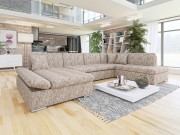 Wohnlandschaft Genero mit Bettkasten und Schlaffunktion Premium