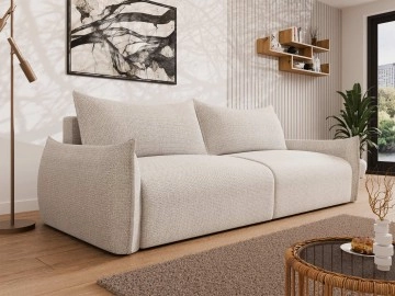 Sofa Elwariw mit Bettkasten und Schlaffunktion