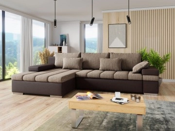 Ecksofa Kanton mit Bettkasten und Schlaffunktion