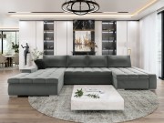 Wohnlandschaft Caro mit Bettkasten und Schlaffunktion